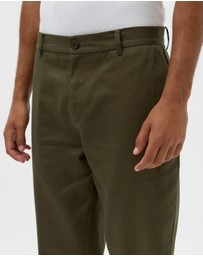 AERE - Tapered Cotton Twill Trousers