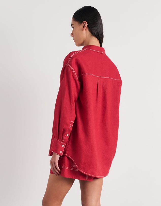 Jag - Gigi Linen Relaxed Shirt - ICONIC EXCLUSIVE