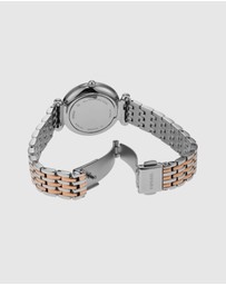 Fossil - Carlie Mini Two Tone Analogue Watch ES4649