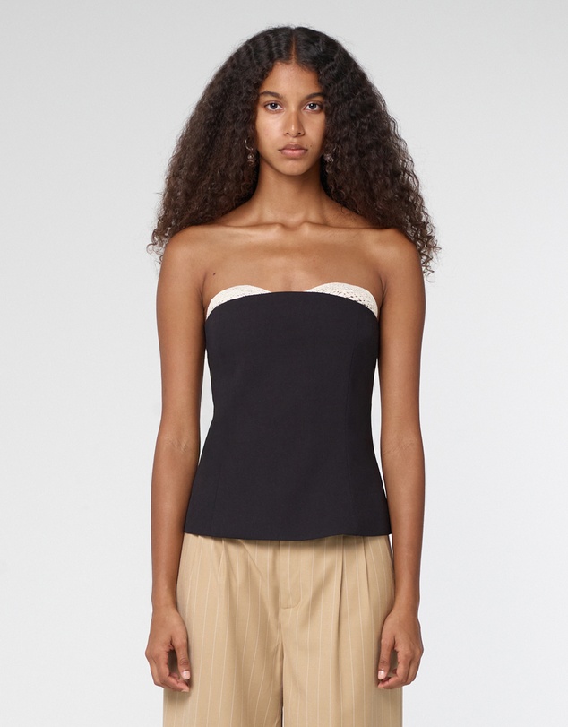 Third Form - Sable Strapless Bodice 