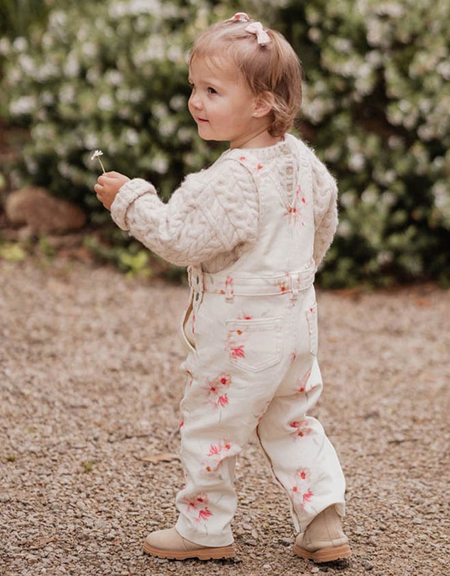 Bebe by Minihaha - Emmy Petal Overalls - Babies