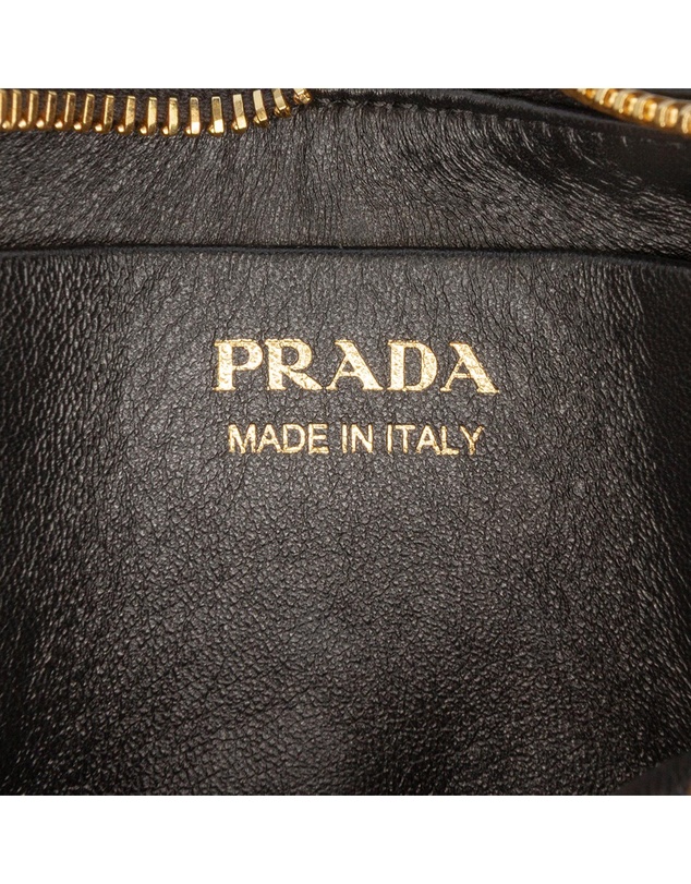Pre-Loved by Azura Reborn - Pre-Loved Small Re Nylon and Leather Arque Satchel