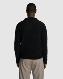 yd. - Asher Fluffy Polo Knit Jumper