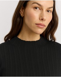 Toorallie - Variegated Rib Top