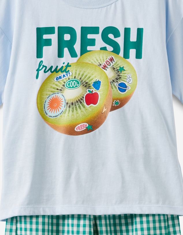 Cotton On Kids - Sleep Tee & Poplin Pant Pj Set