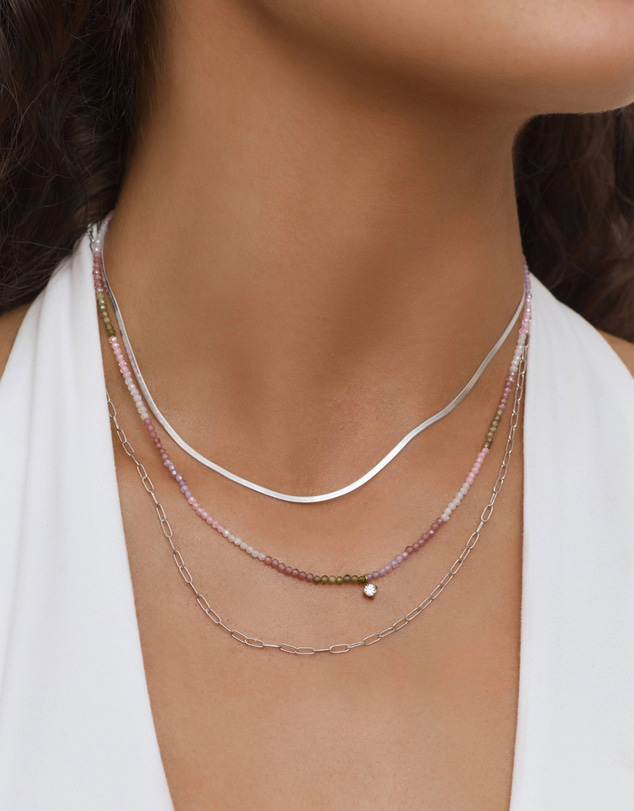 Arms Of Eve - Louie Silver Necklace