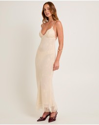 Alice In The Eve - Blair Lace Tie Back Maxi Dress
