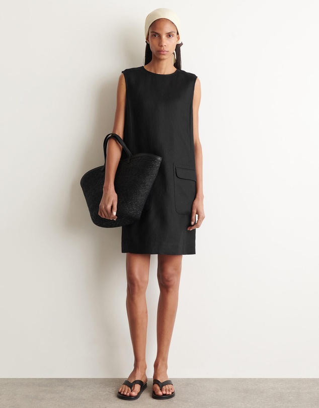 COS - Linen Mini Shift Dress