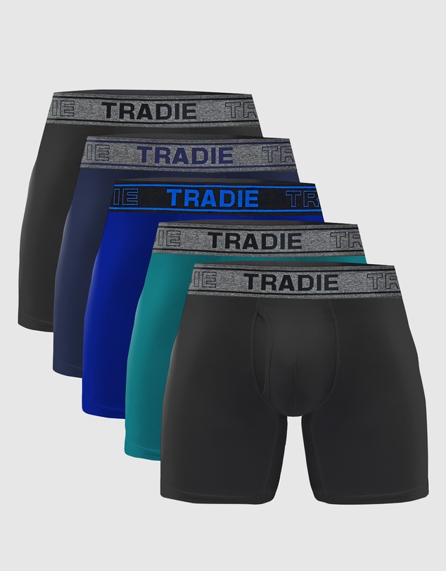 TRADIE - TRADIE 5pk Bamboo No Chafe Long Leg Trunk