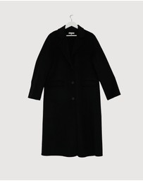 Revibe - Repaired AERE Orla Double Faced Wool Coat - AU 12