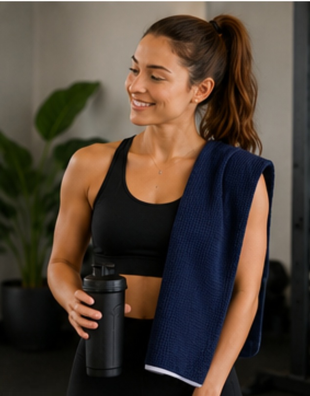 Tolu Australia - Tolu Navy Blue Gym Towel