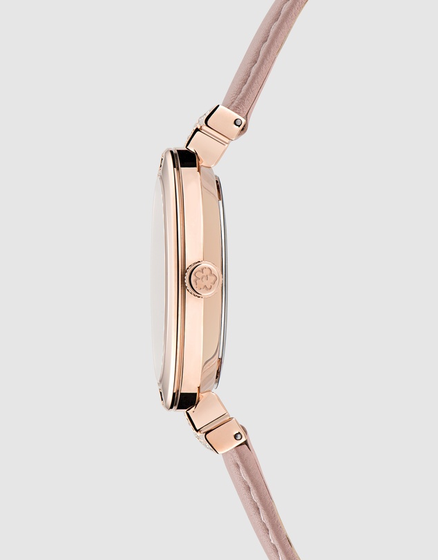 Ted Baker - Ted Baker Darbey - Rose Gold Tone & Pink Leather