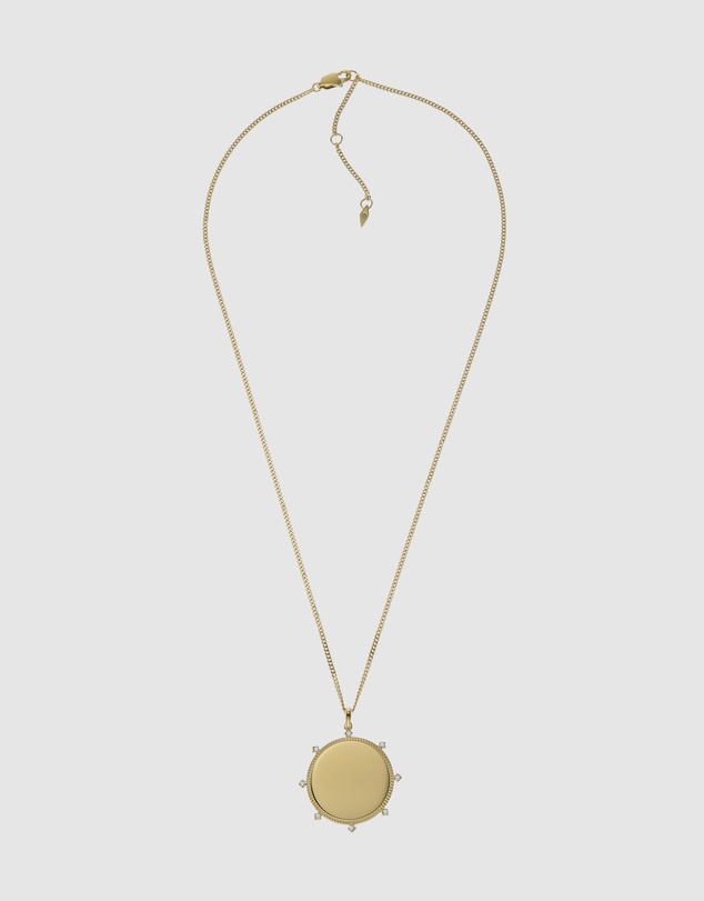 Fossil - Elliott Gold Tone Pendant