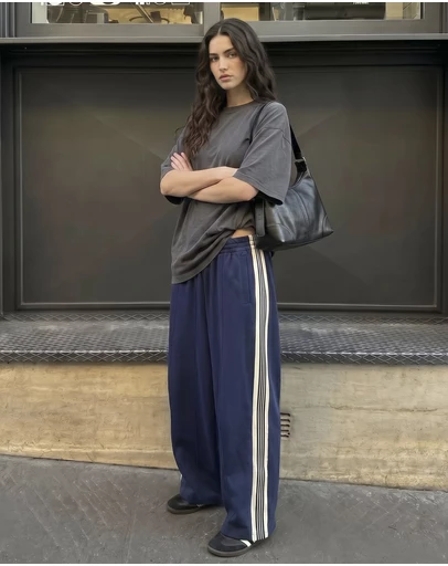 THE TALES - The Tales Harajuku Navy Track Pant