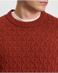 Ben Sherman - Cable Texture Crew