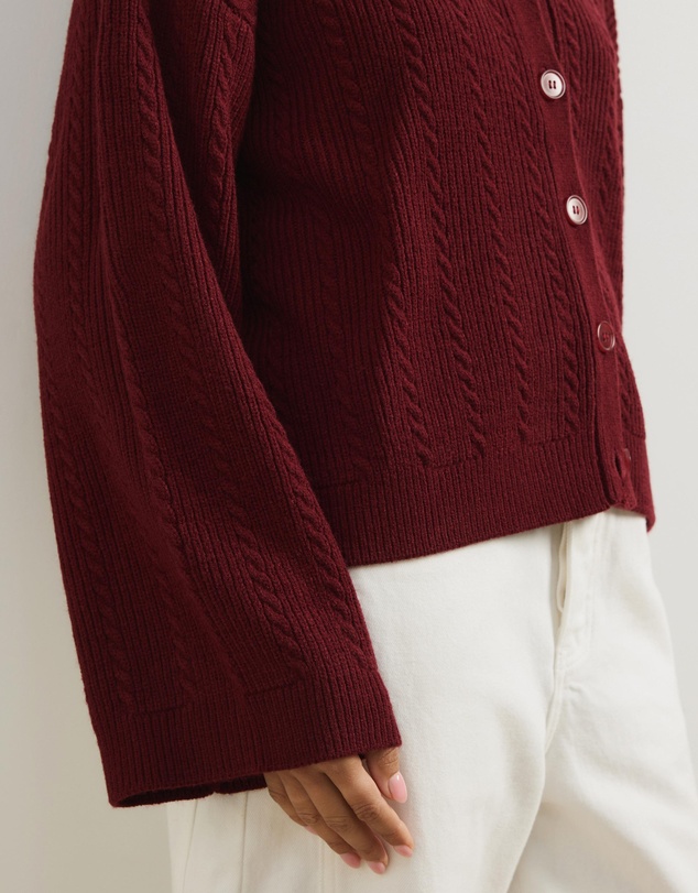 Atmos&Here - Nia Textured Knit Cardigan