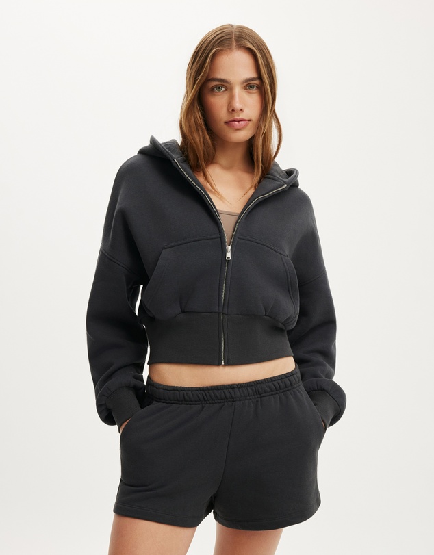 Cotton On - Oversized Zip Through Hoodie