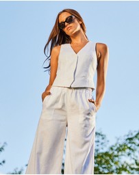 UNE PIECE - Linen V-Neck Vest