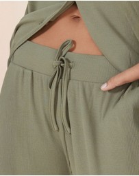 Gingerlilly - Emilia Ribbed Lounge PJ set