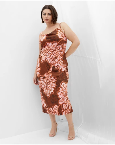 City Chic - Winter Floral Dress