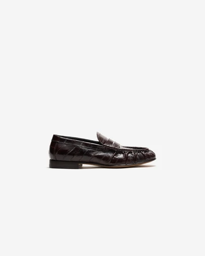 Calibre - Handmade Eel Leather Loafer Burgundy