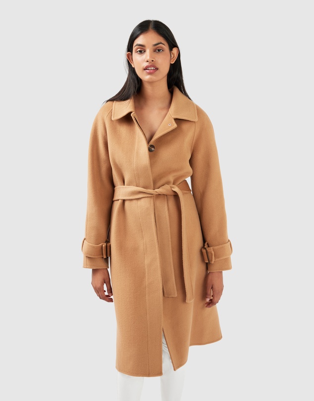 Belle & Bloom - Shore To Shore Belted Wool Coat
