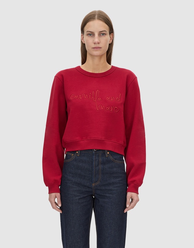 C&M CAMILLA AND MARC - Maren Crop Emb Tracksuit Top