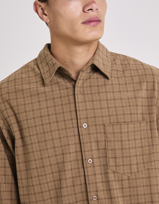Arvust - Murphy Check Cord Long Sleeve Shirt
