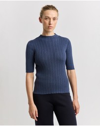 Toorallie - Variegated Rib Top