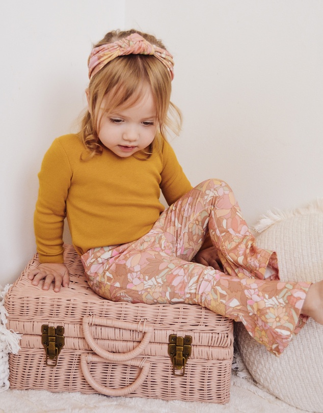 WITH LOVE FOR KIDS - Basics Thick Ribbed Long Sleeve Onesie - Babies