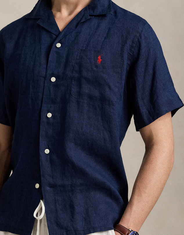 Polo Ralph Lauren - ICONIC EXCLUSIVE - Classic Fit Linen Camp Shirt