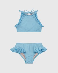 Aqua Blu Kids - Stepping Stones Halter Neck Bikini Set - Kids