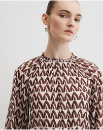 Country Road - Print Drop Waist Mini
