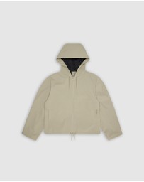 RAINS - Suva Hardshell Short String Women's Jacket Beige