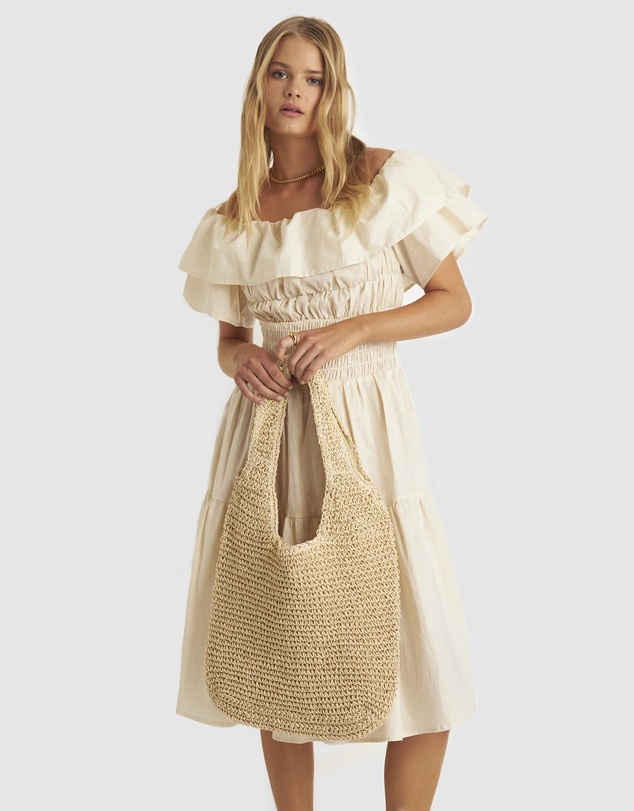 Zerafima - Helena Shoulder Frill Dress