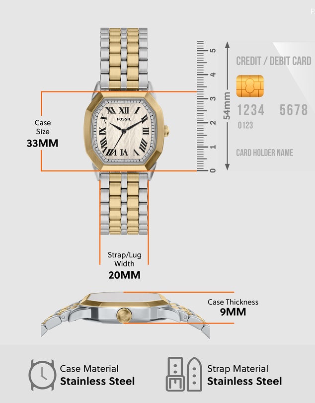 Fossil - Harlow Two Tone Analogue Watch