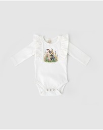 WITH LOVE FOR KIDS - Shimmy Long Sleeve Onesie - Babies