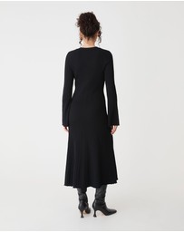 Forcast - Danica V-Neck Rib Knit Dress