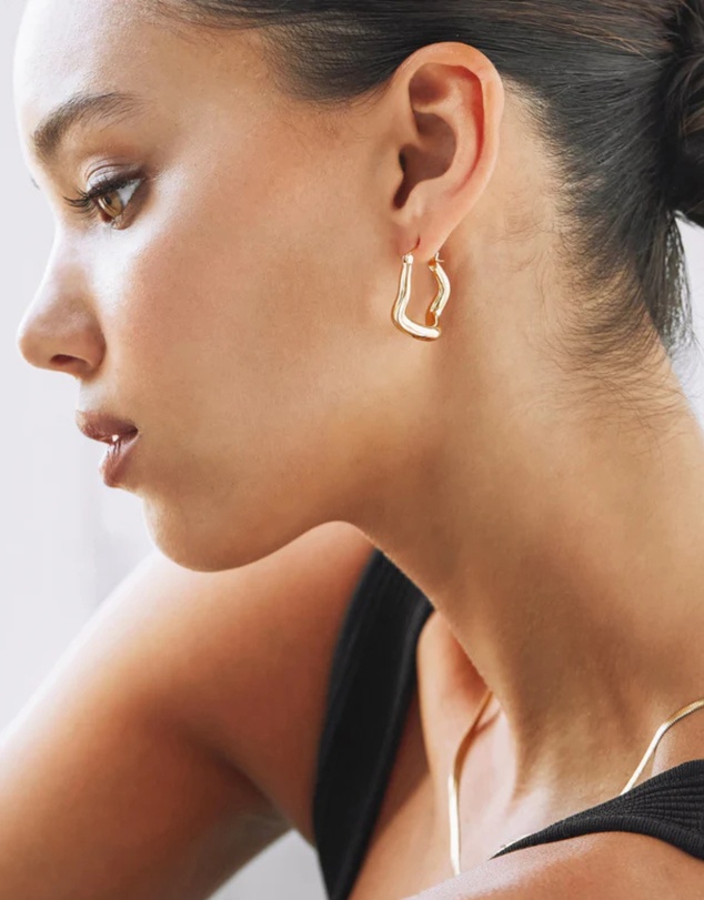 SAINT VALENTINE - Wabi Sabi Hoops - Gold