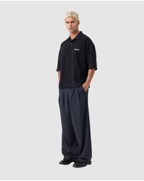 Zanerobe - Box Crop Polo Black