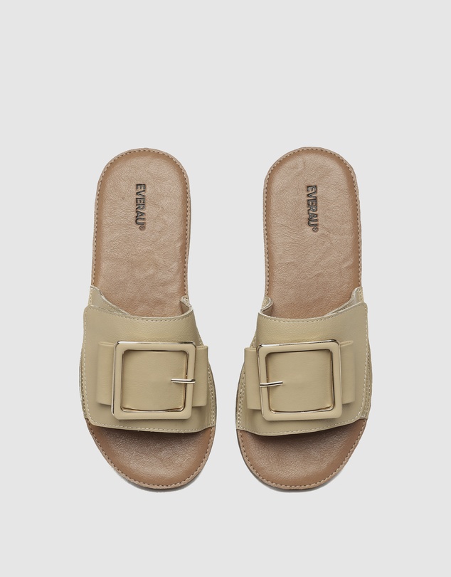EVERAU - EverAU Ugg Bera Cow Leather Upper Sandals