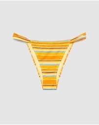 M.N.G - Funky Striped Bikini Bottom