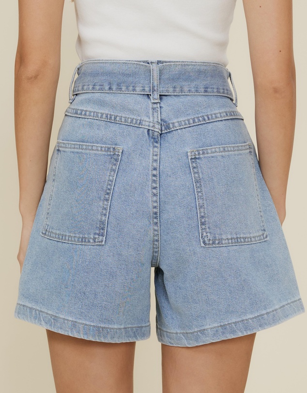 The Fated - Panel Short With Waist Tie