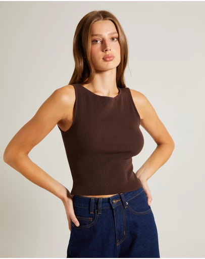 General Pants Co. Basics - Luxe Knit Slim Fit Tank Top