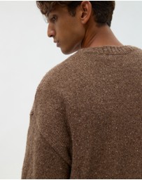 AERE - Wool Blend Relaxed Sweater