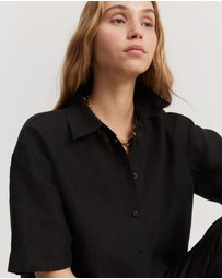 Country Road - Organically Grown Linen Short Sleeve Shirt