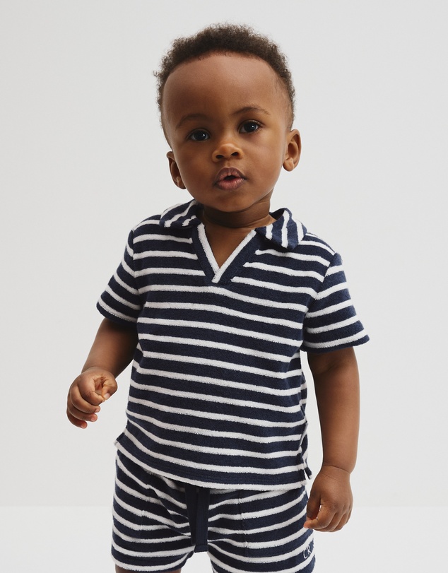 Country Road - Relaxed Fit Stripe Terry Polo