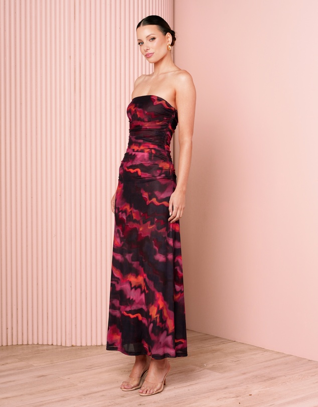 Azzurielle - Flore Strapless Maxi Dress