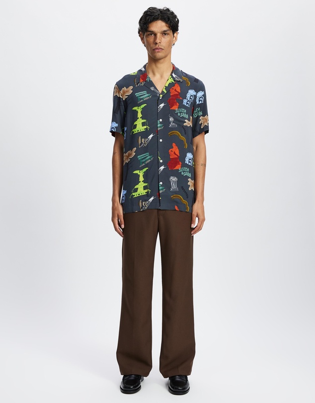 Scotch & Soda - Regular Fit SS AOP Viscose Shirt