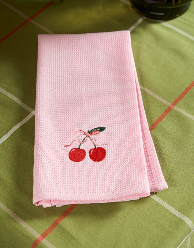 Linen House - Embroidered Tea Towel